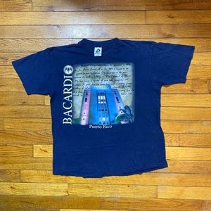 Vintage Bacardi liquor tee